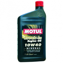 Motul Break In Engine Oil (10W40, Mineral, 1 Quart)