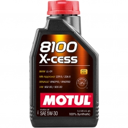 Motul 8100 X-CESS Synthetic Engine Oil (5W30, 1 Liter)