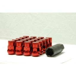 Muteki SR35 Closed End Lugs w/ Locks (12x1.5mm, Set/20, Red)
