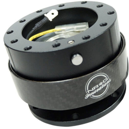 NRG Gen 2.0 Quick Release Steering Wheel Hub - Black w/ Carbon Fiber