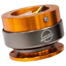 NRG Gen 2.0 Quick Release Steering Wheel Hub - Rose Gold w/ Titanium Chrome