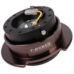 NRG Gen 2.5 Quick Release Steering Wheel Hub - Black w/ Titanium
