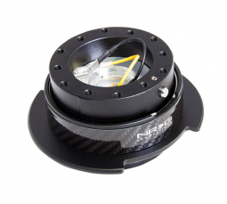 NRG Gen 2.5 Quick Release Steering Wheel Hub - Black w/ Carbon Fiber