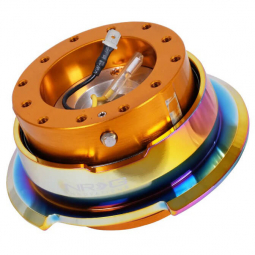NRG Steering Wheel Quick Release Kit - Rose Gold w/ Neo Chrome