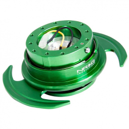 NRG Gen 3.0 Quick Release Steering Wheel Hub - Green