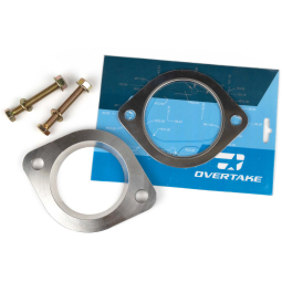 Overtake OEM Downpipe => 3in Cat-Back Adapter, '02-'26 WRX & '04-'21 STi