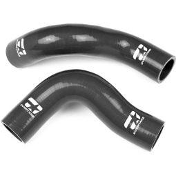 Overtake Radiator Hose Kit (Black), 2004-2008 Forester XT