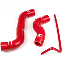 Overtake Radiator Hose Kit (Red), '15-'21 WRX & '14-'18 Forester XT