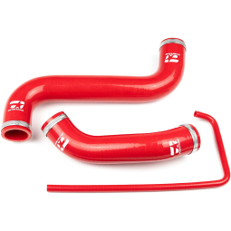 Overtake Radiator Hose Kit (Red), 2002-2007 WRX & 2004-2007 STi