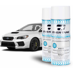 Overtake MaxxMatch Spray Paint (Subaru Crystal White Pearl K1X, 2-Layer, 2x 12oz. Cans)