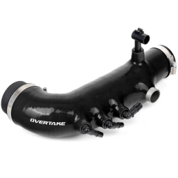 Overtake Silicone Turbo Inlet Hose (Black), 2008-2014 WRX