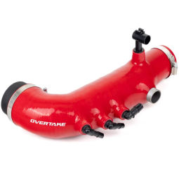 Overtake Silicone Turbo Inlet Hose (Red), 2008-2014 WRX
