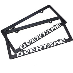 Overtake License Plate Frames