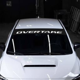 Overtake Windshield Banner (Black)