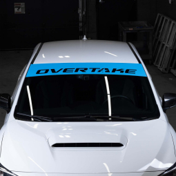 Overtake Windshield Banner (Blue)