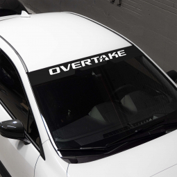 Overtake Windshield Banner (Black), 2022-2026 WRX w/ EyeSight