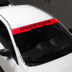 Overtake Windshield Banner (Cherry Red), 2022-2026 WRX w/ EyeSight