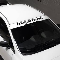 Overtake Windshield Banner (White), 2022-2026 WRX w/ EyeSight