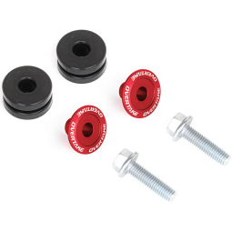 Overtake Top Mount Intercooler Isolator Bushings (Red), '02-'26 WRX & '04-'21 STi