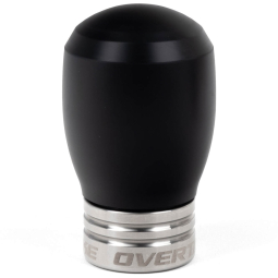 Overtake ModKnob Weighted Delrin Shift Knob - Short (Black), '02-'26 WRX/'04-'21 STi & BRZ/GR86/FR-S