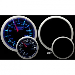 Prosport Performance Series Voltmeter Gauge (52mm, Blue/White)
