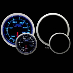 Prosport Performance Series Water Temp Gauge (52mm, Blue/White)