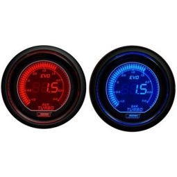 Prosport EVO Series Boost Gauge (METRIC, 52mm, Blue/Red)