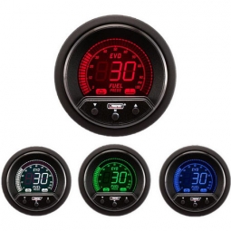 Prosport Premium EVO Electric Fuel Pressure Gauge (52mm, 4 Color, Peak/Warn)