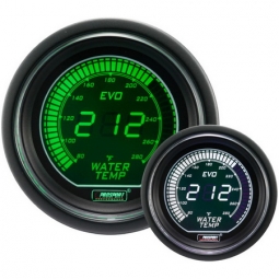 Prosport EVO Series Water Temp Gauge (52mm, Green & White)