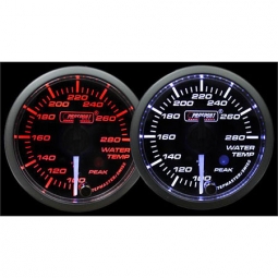 Prosport Premium Water Temp Gauge (52mm, Amber/White, Peak/Warn)