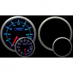 Prosport Premium EGT Gauge (52mm, Blue/White, Peak/Warn)