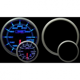 Prosport Premium Water Temp Gauge (52mm, Blue/White, Peak/Warn)