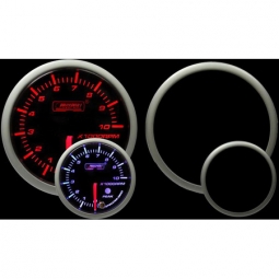 Prosport Premium Tachometer (60mm, Amber/White, Peak/Warn)