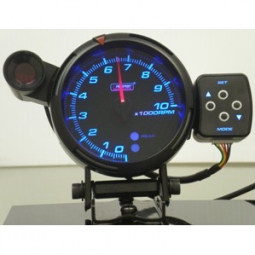 Prosport Premium Tachometer (3.5in / 95mm, 3 Color, Peak/Warn)
