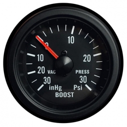 Prosport Clear Lens WaterProof Mechanical Boost Gauge (52mm, White LED)