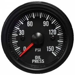 Prosport Clear Lens WaterProof Electric Oil Pressure Gauge (52mm, White LED)