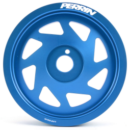 Perrin Crank Pulley (Blue), 2015-2018 WRX & 2013-2020 BRZ/FR-S/86