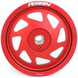 Perrin Crank Pulley (Small Hub, Red), 2022-2025 WRX & 2022-2026 BRZ/86