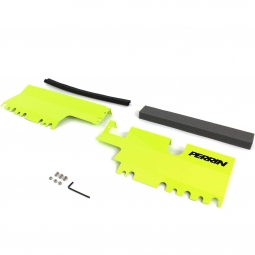 Perrin Radiator Shroud (Without OEM Intake Scoop, Neon Yellow), '15-'21 WRX & STi