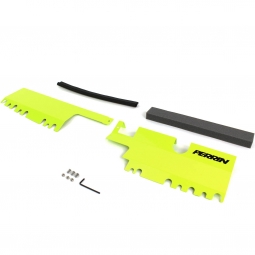 Perrin Radiator Shroud (With OEM Intake Scoop, Neon Yellow), '15-'21 STi & '15-'21 WRX