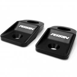 Perrin Upper Radiator Bracket Set (Black), '08-'14 WRX & '08-'14 STi