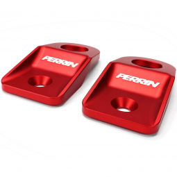 Perrin Upper Radiator Bracket Set (Red), 2008-2014 WRX & 2008-2014 STi