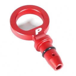 Perrin Engine Oil Dipstick Handle (Round Style, Red), '13-'25 BRZ/FR-S/GR86 & '15-'25 WRX