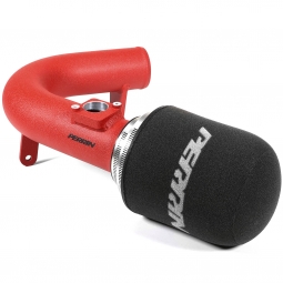 Perrin Cold Air Intake System (Wrinkle Red), 2022-2026 WRX