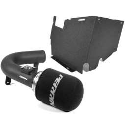 Perrin Cold Air Intake w/ Heatshield (Wrinkle Black), 2022-2026 WRX