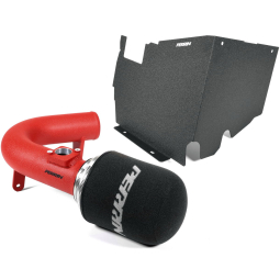 Perrin Cold Air Intake w/ Heatshield (Wrinkle Red), 2022-2026 WRX