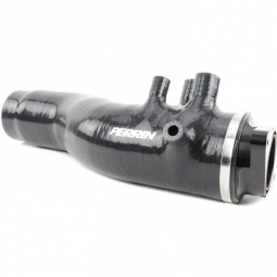 Perrin 3.0in Silicone Turbo Inlet Hose (Black), 2015-2021 WRX