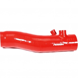 Perrin 3" Turbo Inlet Hose w/ Nozzle (Red), 2022-2026 WRX