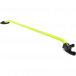 Perrin Front Strut Tower Brace w/ Billet Feet (Neon Yellow), '22-'26 WRX