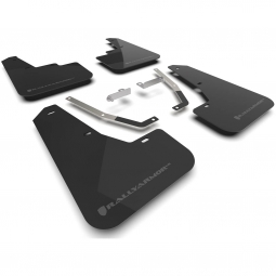 Rally Armor UR Mud Flaps (Black w/ Grey Logo), 2024-2025 Crosstrek